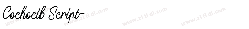 Cochocib Script字体转换 Cochocib Script字体转换